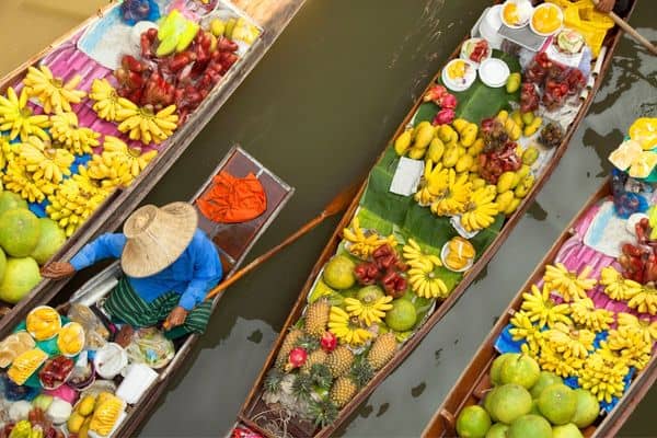 Bangkok floating market