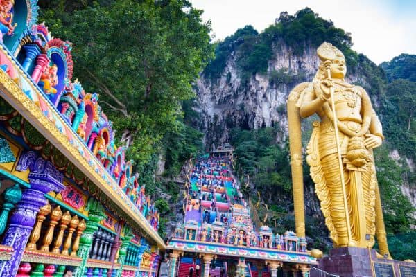 Batu Caves Golden Statue