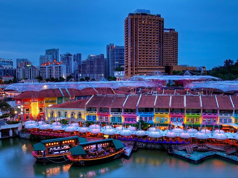 Clarke Quay Sunset