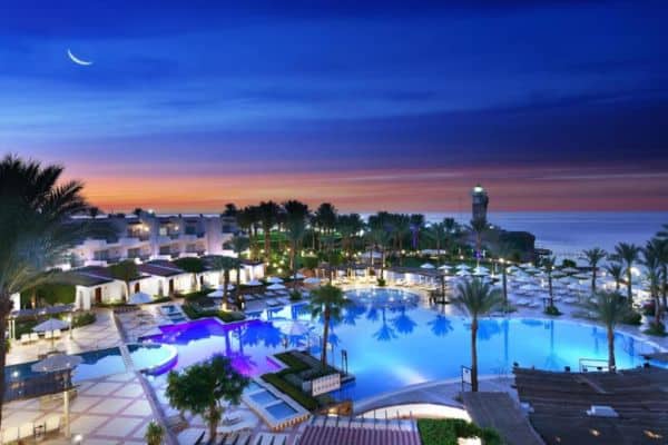 Jaz Fanara Resort - All inclusive at night