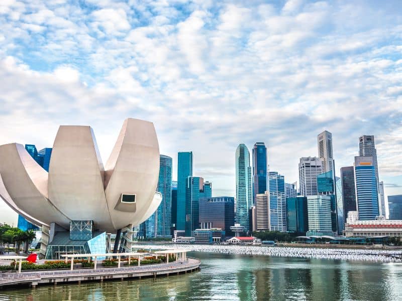 Lotus inspired design of Singapore Art Science Museum