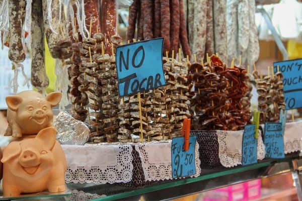 Mercat de La Boqueria dont touch