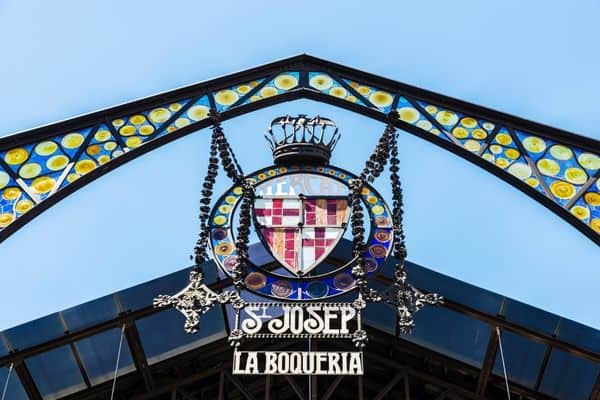 Mercat de La Boqueria entrance