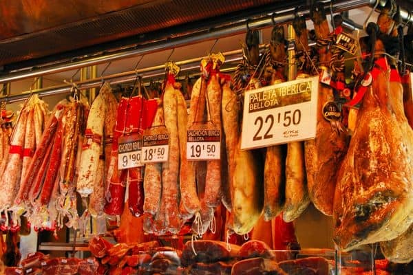 Mercat de La Boqueria meat