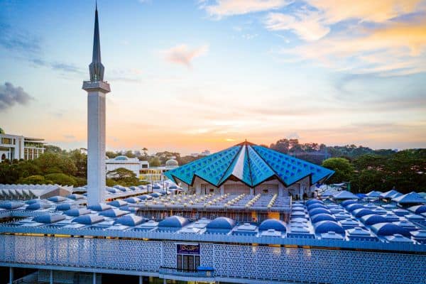 National Mosque Sunset