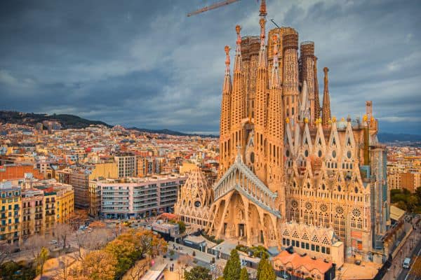 Sagrada Familia Aerial View