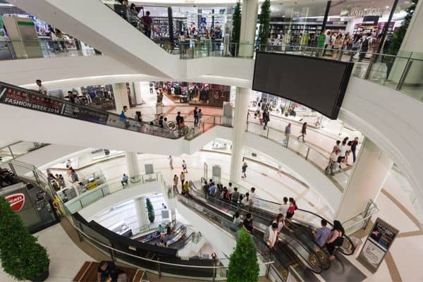 Shopping at Siam Center