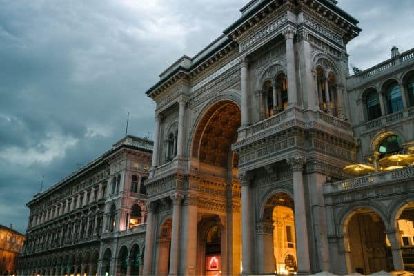 Galleria Vittorio Emanuele II Entrance