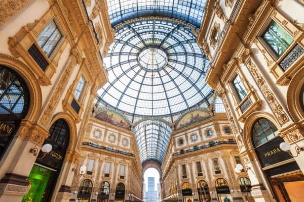 Glass Domes of Galleria Vittorio Emanuele II