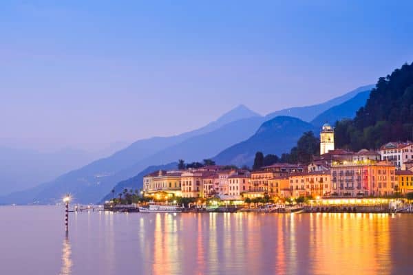 Lake Como evening reflections