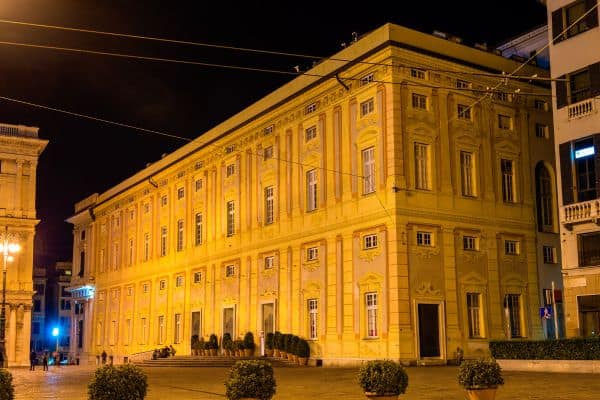 Palazzo Ducale after dark
