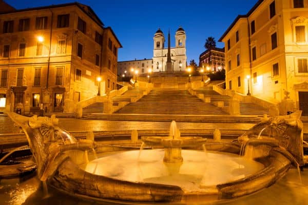 Spanish Steps at Night