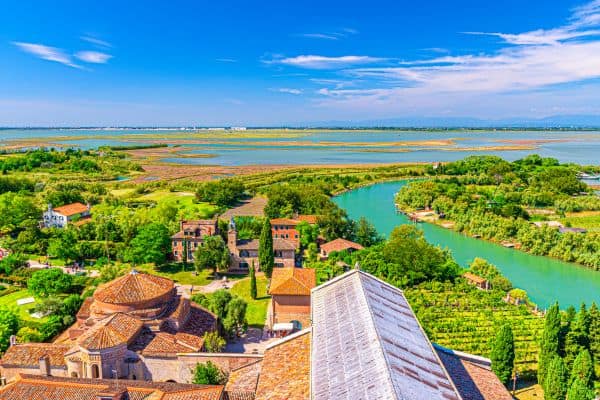 Torcello Island Aerial View