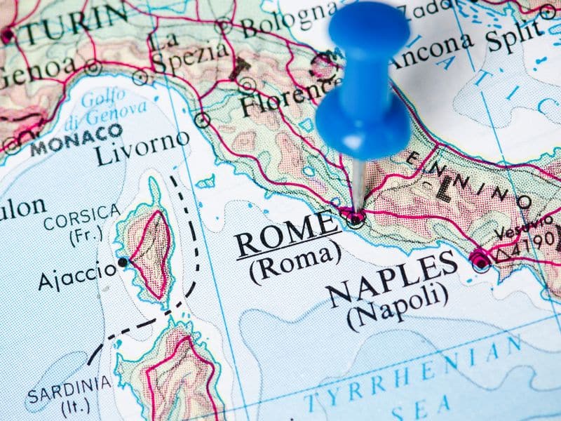 Train Routes from Rome
