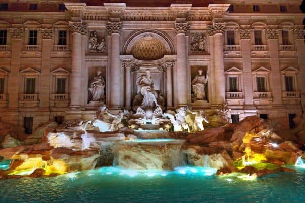 Trevi Fountain at Night